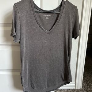 grey shirt